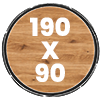 190x90cm