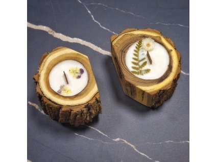 Akátová svíčka se sójovým voskem malá