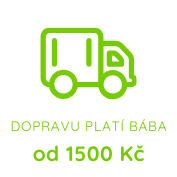 Doprava zdarma při objednávce od Kč.