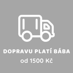 Doprava zdarma při objednávce od Kč.