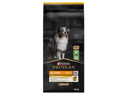 purina allSize adults 1+ jehneci 14kg light+sterilized
