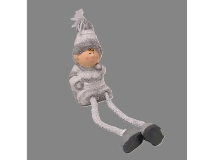 deti v kulichu vanocni dekorace kluk