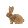 hneda dekorace kralik z mangoveho dreva s masli 152514 cm (1)