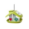 2641 4 plastia ptaci krmitko domek zeleny