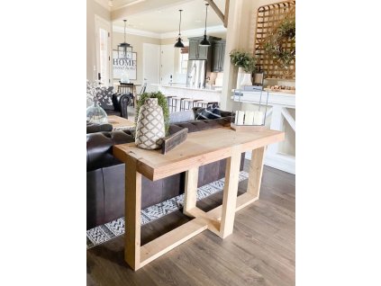 Moderný konzolový stolík