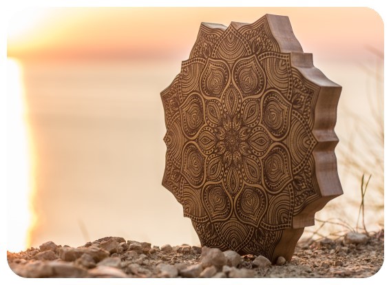 Drevené mandaly ako súčasť interiéru