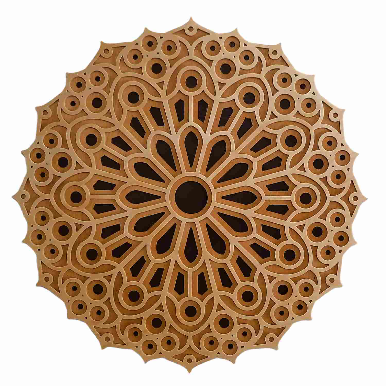 Dizajnová mandala na stenu - Pokoj vody