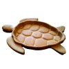 Unikátna drevená miska z masívu v tvare korytnačky