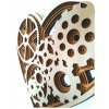 Drevené srdce Steampunk