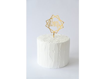 Umělý bílý dort - spodem tahaný