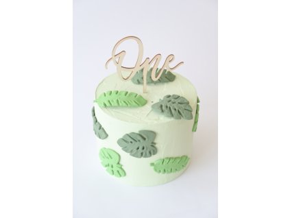 Umělý dort - listy