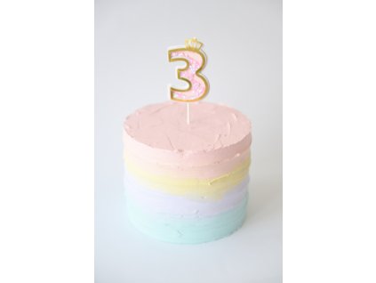 Umělý dort - duha