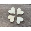 dřevěné srdíčko 3 cm s dírkou2