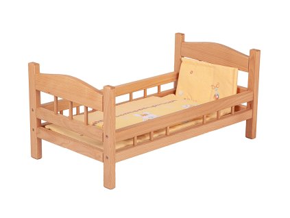 Velká postýlka Bára - s matrací a peřinkami