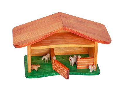 Farma pro zvířátka, ranč, stáj, jesličky,  Truhlářství Spáčil, dřevěná stavebnice