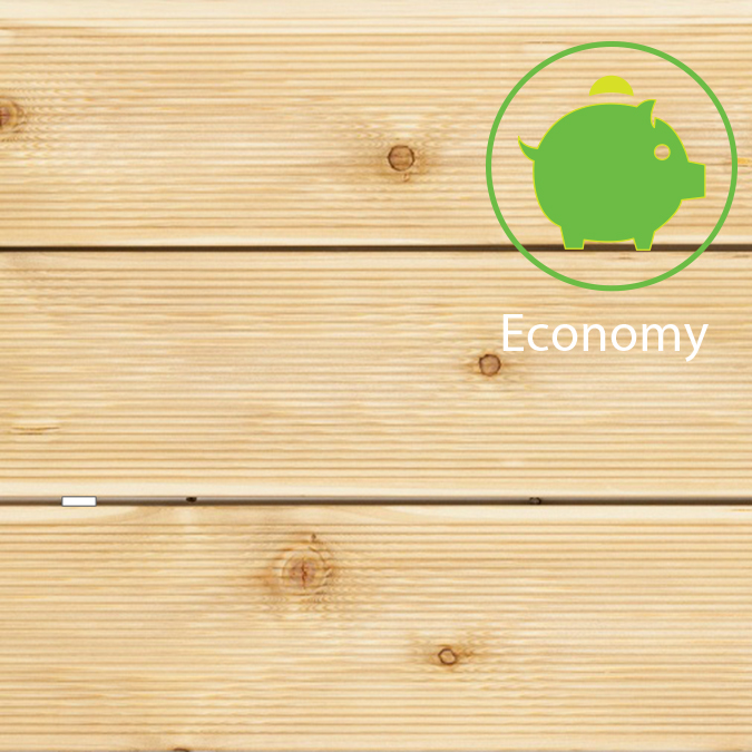 Kanadský modřín terasa