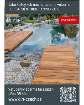 🌿 Najdete nás na veletrhu FOR GARDEN 2026 Přijďte se inspirovat exotickým dřevem pro vaši zahradu, terasu nebo okolí...