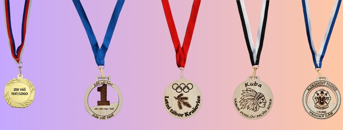 Stuhy, medaile