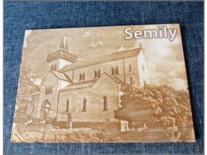 2558 pohlednice semily kostel sv petra a pavla