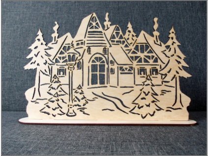 Svícen Zimní krajina