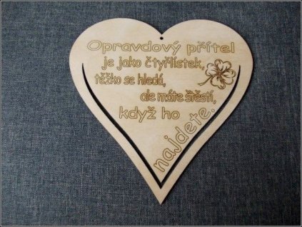 Srdce - opravdový přítel