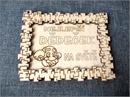 Cedulka - NEJLEPŠÍ DĚDEČEK