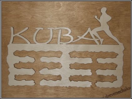 Věšák na medaile se jménem "ROCK"