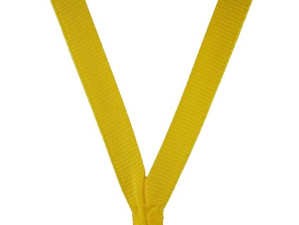 Stuha s klipem - Žlutá