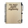Zápisník s propiskou a vlastním textem - A6