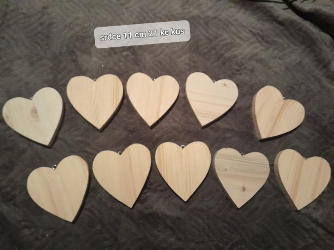 Srdce 11 cm očko