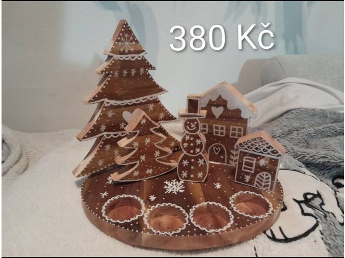 Svícen akát Vanocni