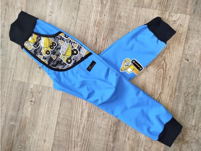 Zimni soft kalhoty modré stroje