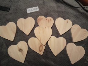 Srdce 15 cm očko