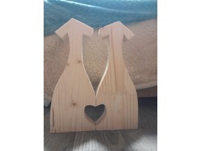 Duo tančící domečky 30 cm