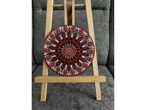 Mandala červená 20 cm