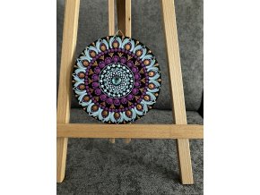 Mandala modrofialová