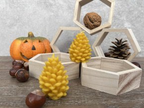 Svíčka z vceliho vosku šiška