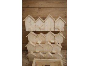 Obal na truhlíky domečky -přírodní