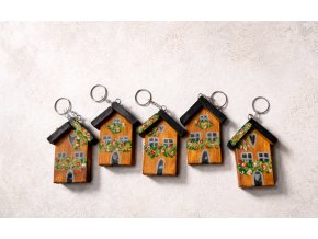 Klíčenka domeček růže