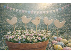 Zápich ptáček masiv