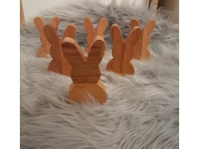 zajíček 12 cm masiv lakováno