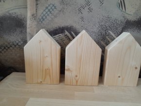 Dřevěný domeček 18x12x4 cm