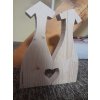 Duo tančící domečky 30 cm
