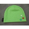Čepice zelená s knoflíky