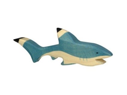 Žralok – dřevěné zvířátko (původní design)