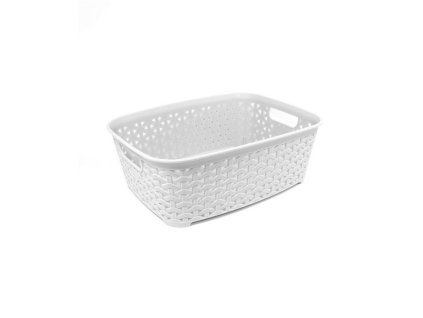 Košík velký Ratan bílý