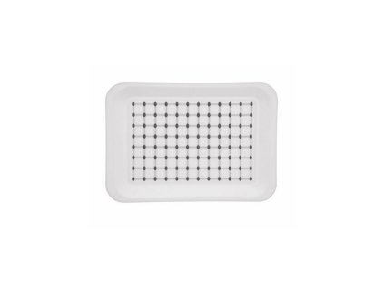 66330 5 protiskluzovy servirovaci tac 33x23 cm bily