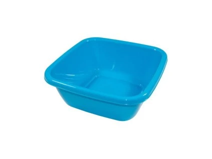Dřez čtvercový 6L modrý