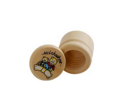 Dózička na mléčné zuby přírodní - Medvídci modří