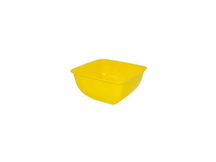 Miska čtvercová 0,5L žlutá